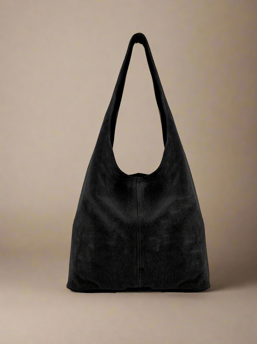 Silvia Suede Slouch Hobo Bag by Clemés (9 colours)