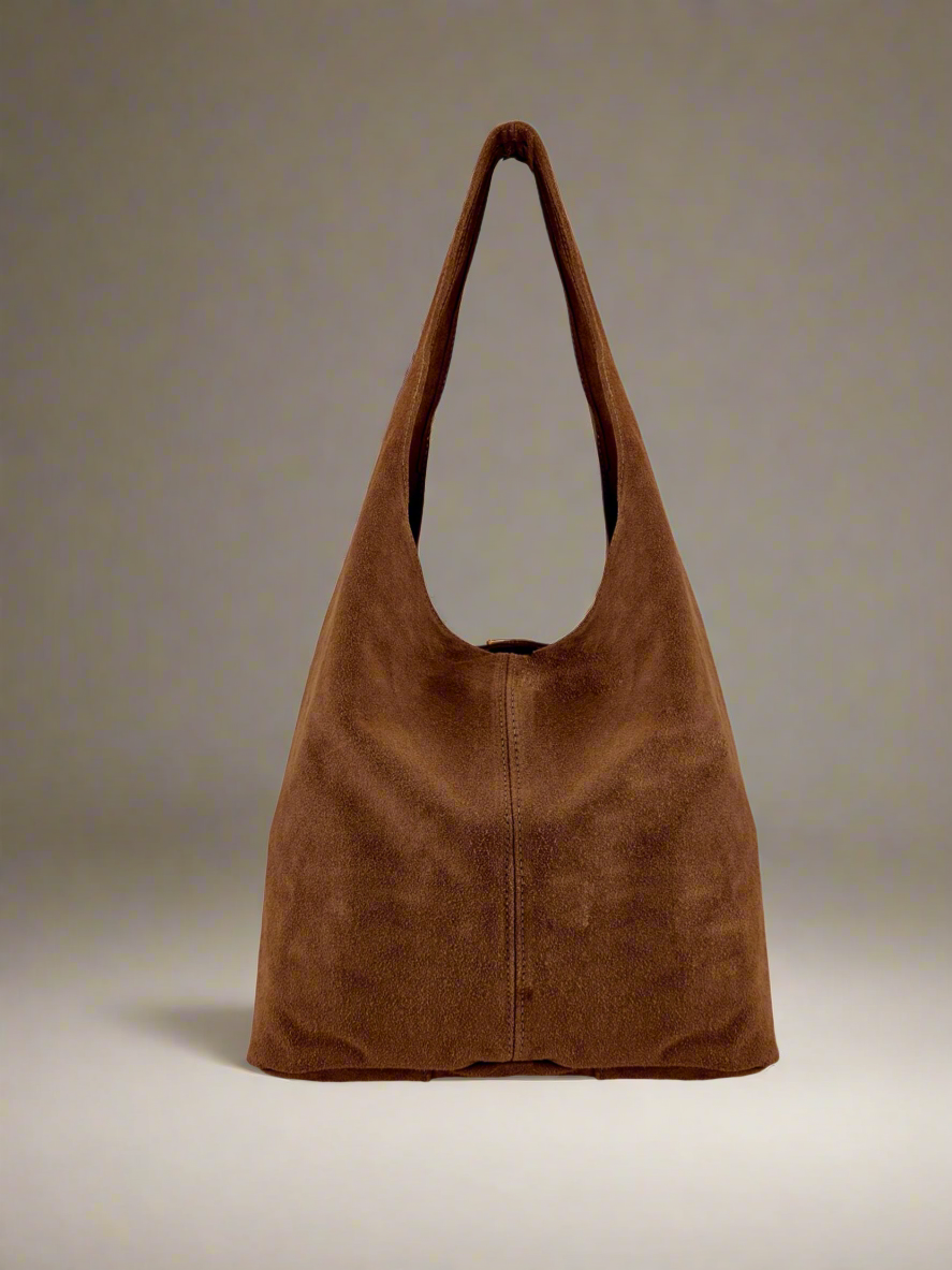 Silvia Suede Slouch Hobo Bag by Clemés (9 colours)