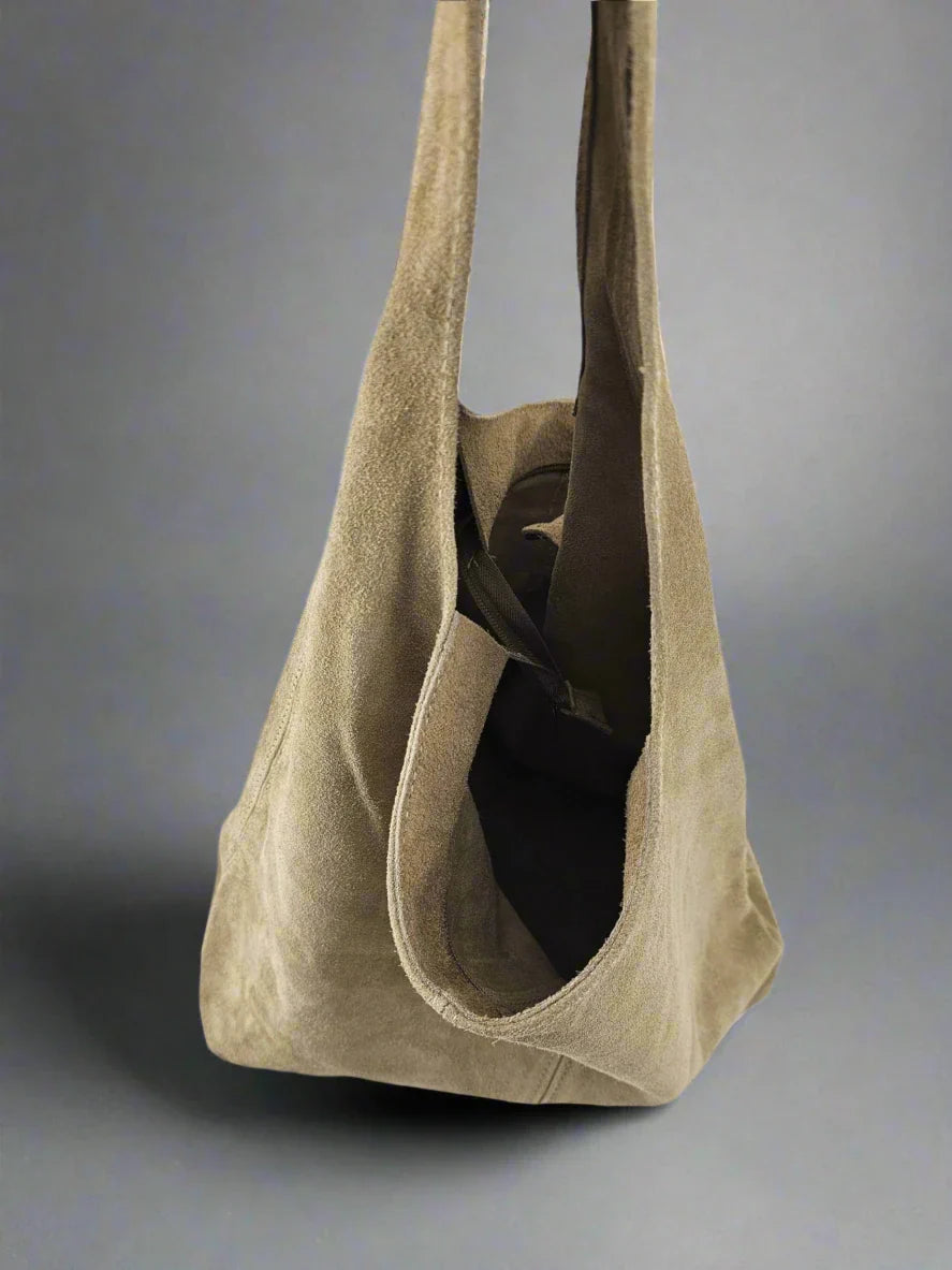 Silvia Suede Slouch Hobo Bag by Clemés (9 colours)