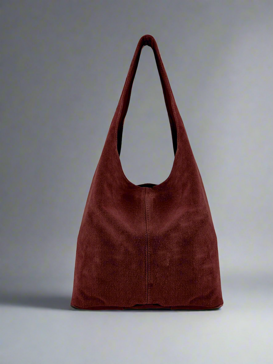 Silvia Suede Slouch Hobo Bag by Clemés (9 colours)