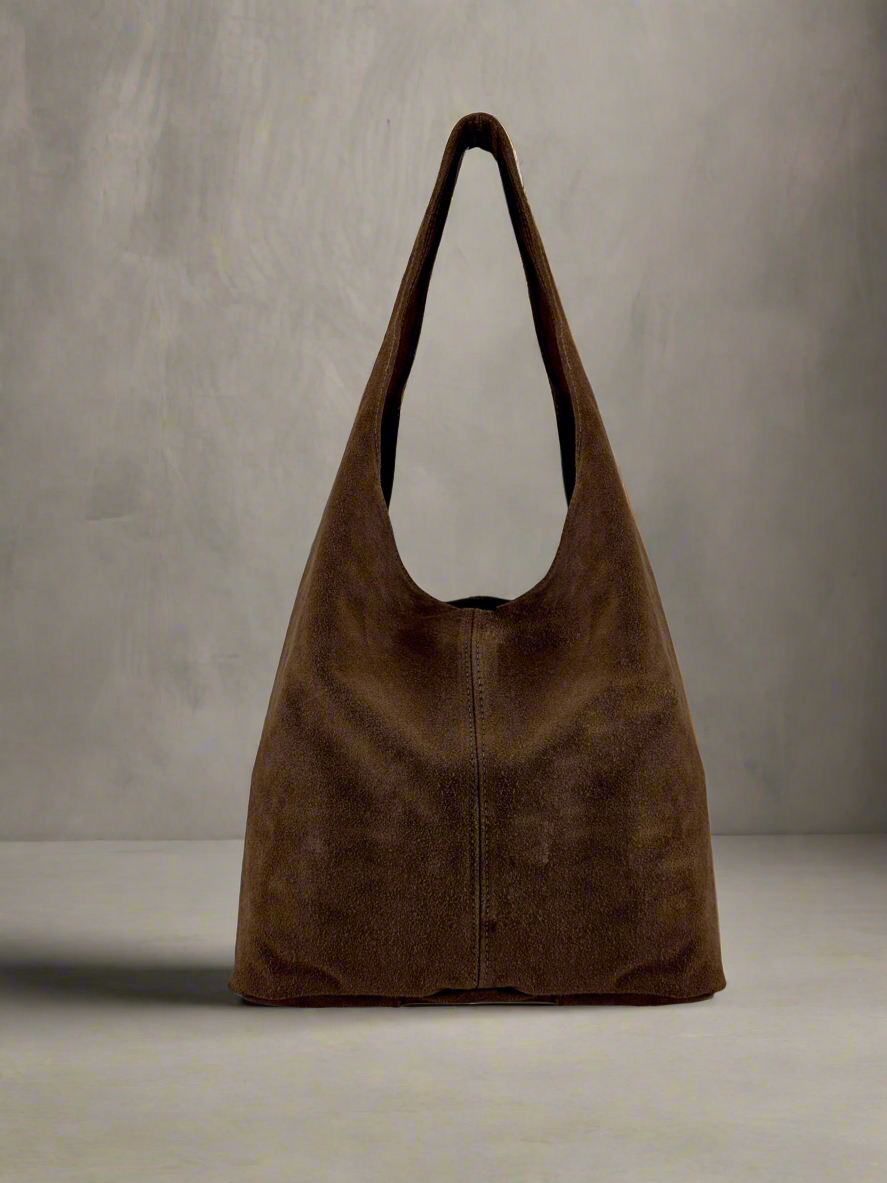 Silvia Suede Slouch Hobo Bag by Clemés (9 colours)