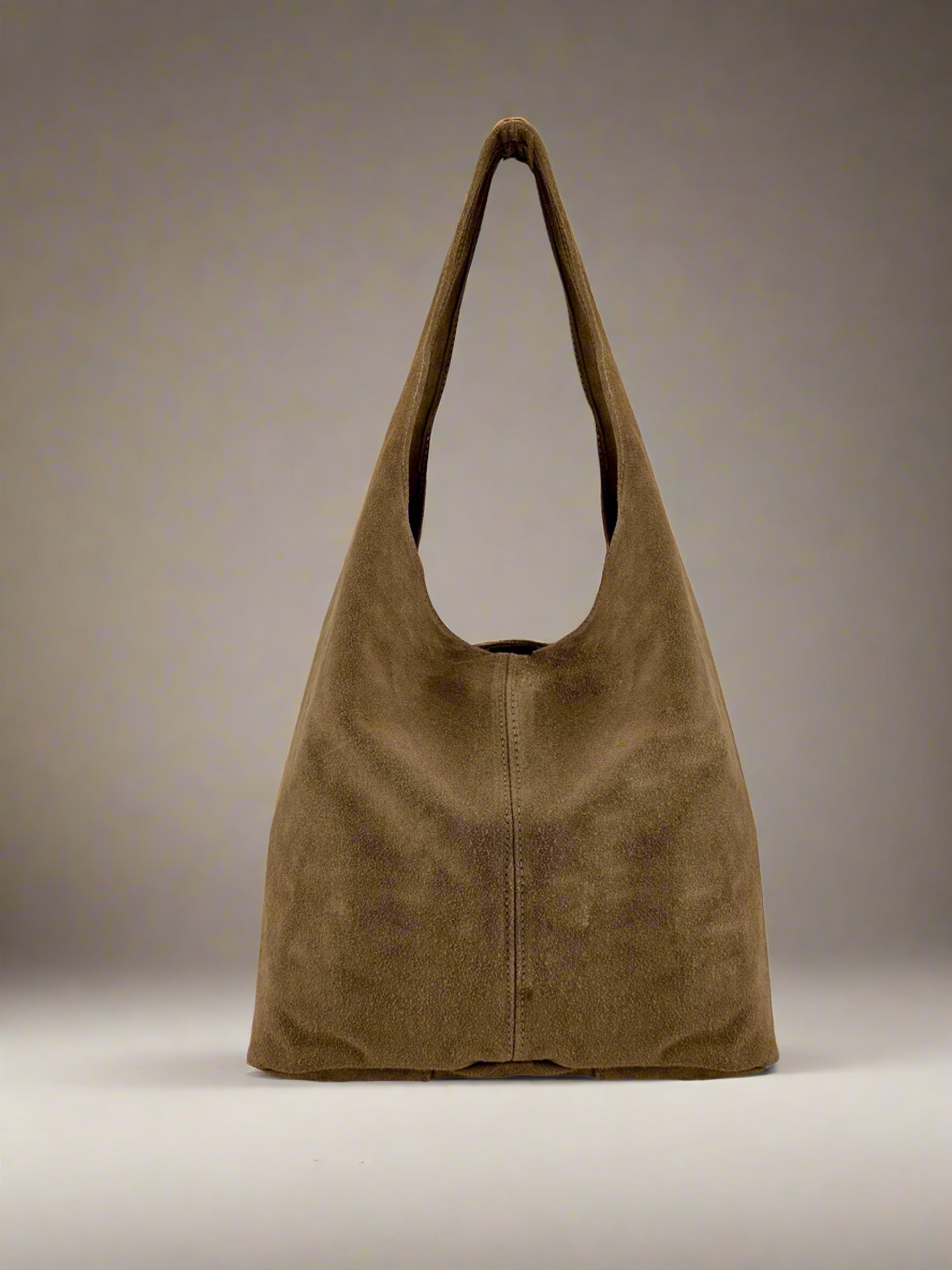 Silvia Suede Slouch Hobo Bag by Clemés (9 colours)