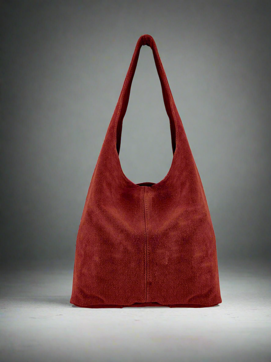 Silvia Suede Slouch Hobo Bag by Clemés (9 colours)