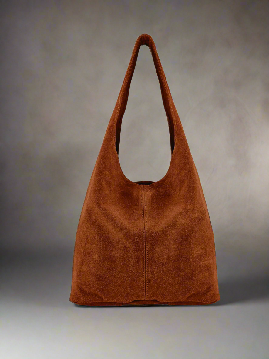 Silvia Suede Slouch Hobo Bag by Clemés (9 colours)
