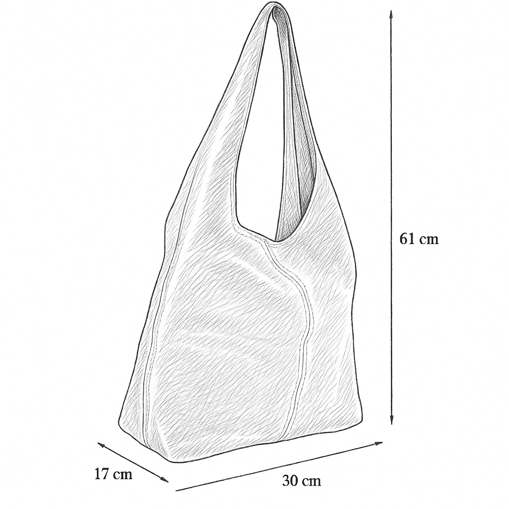 Silvia Suede Slouch Hobo Bag by Clemés (9 colours)