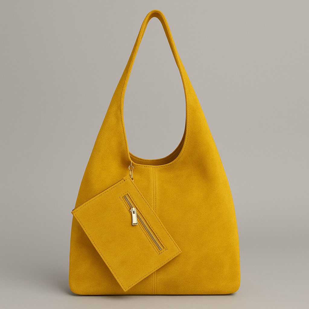 Silvia Suede Slouch Hobo Bag by Clemés (9 colours)
