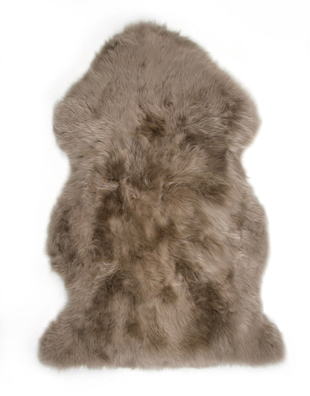 Single X-Large Premium Sheepskin Rug & Throw, (W60 x L100 cm), Taupe