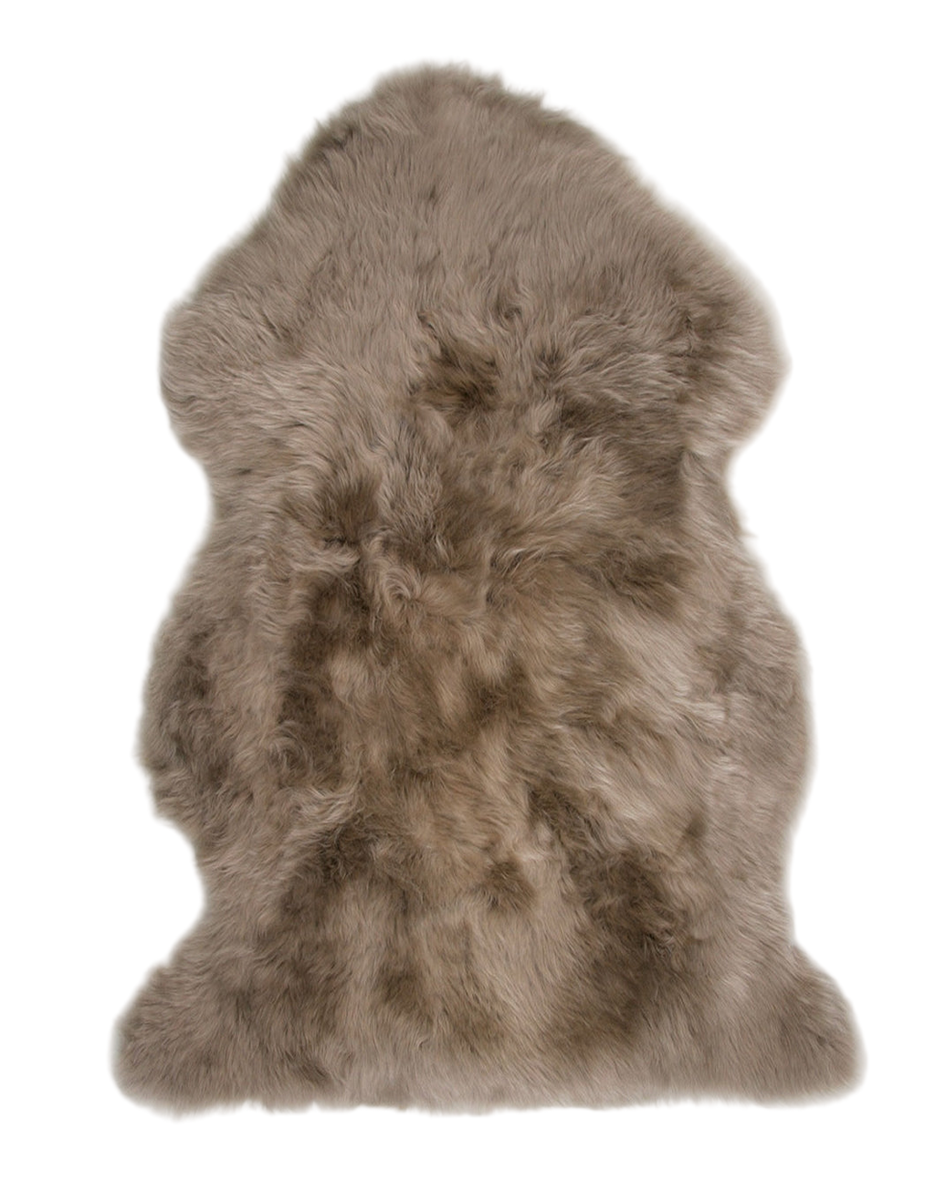 Single X-Large Premium Sheepskin Rug & Throw, (W60 x L100 cm), Taupe