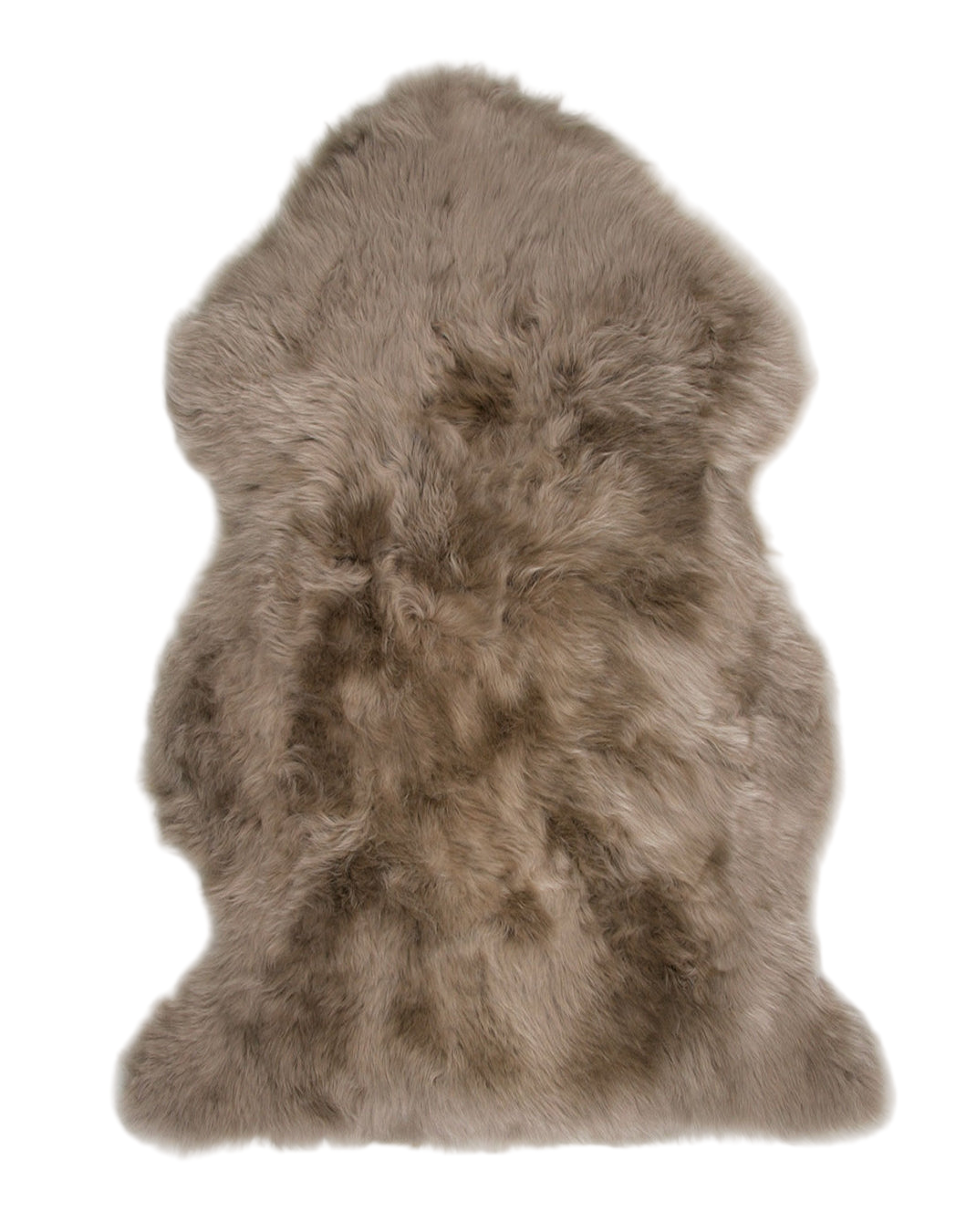 Single X-Large Premium Sheepskin Rug & Throw, (W60 x L100 cm), Taupe
