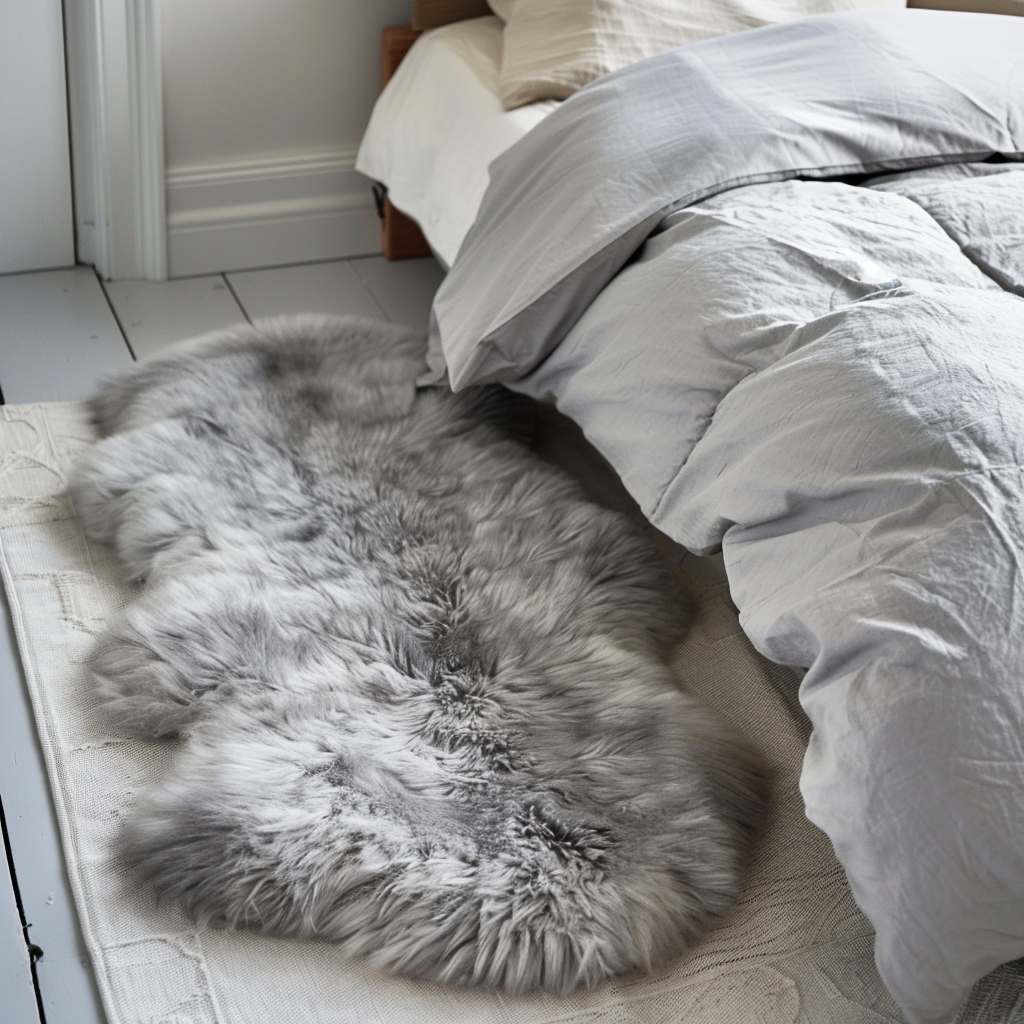 Natural Premium New Zealand Sheepskin Rug & Throw, Double, W65 x L180 cm (3 Colours)