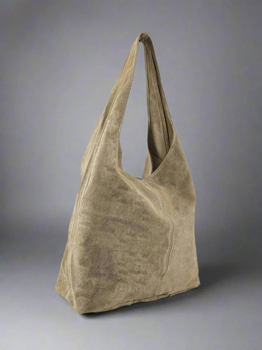 Silvia Suede Slouch Hobo Bag by Clemés (9 colours)
