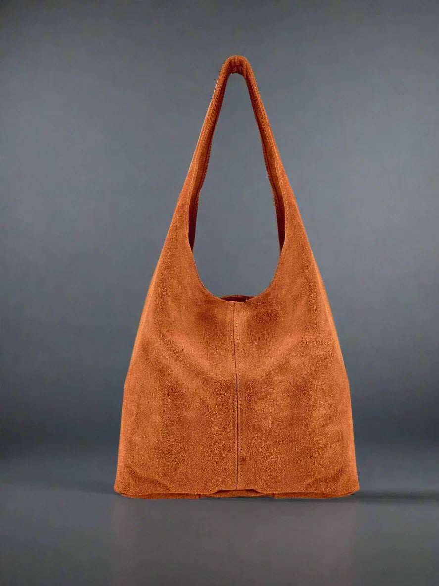 Silvia Suede Slouch Hobo Bag by Clemés (9 colours)