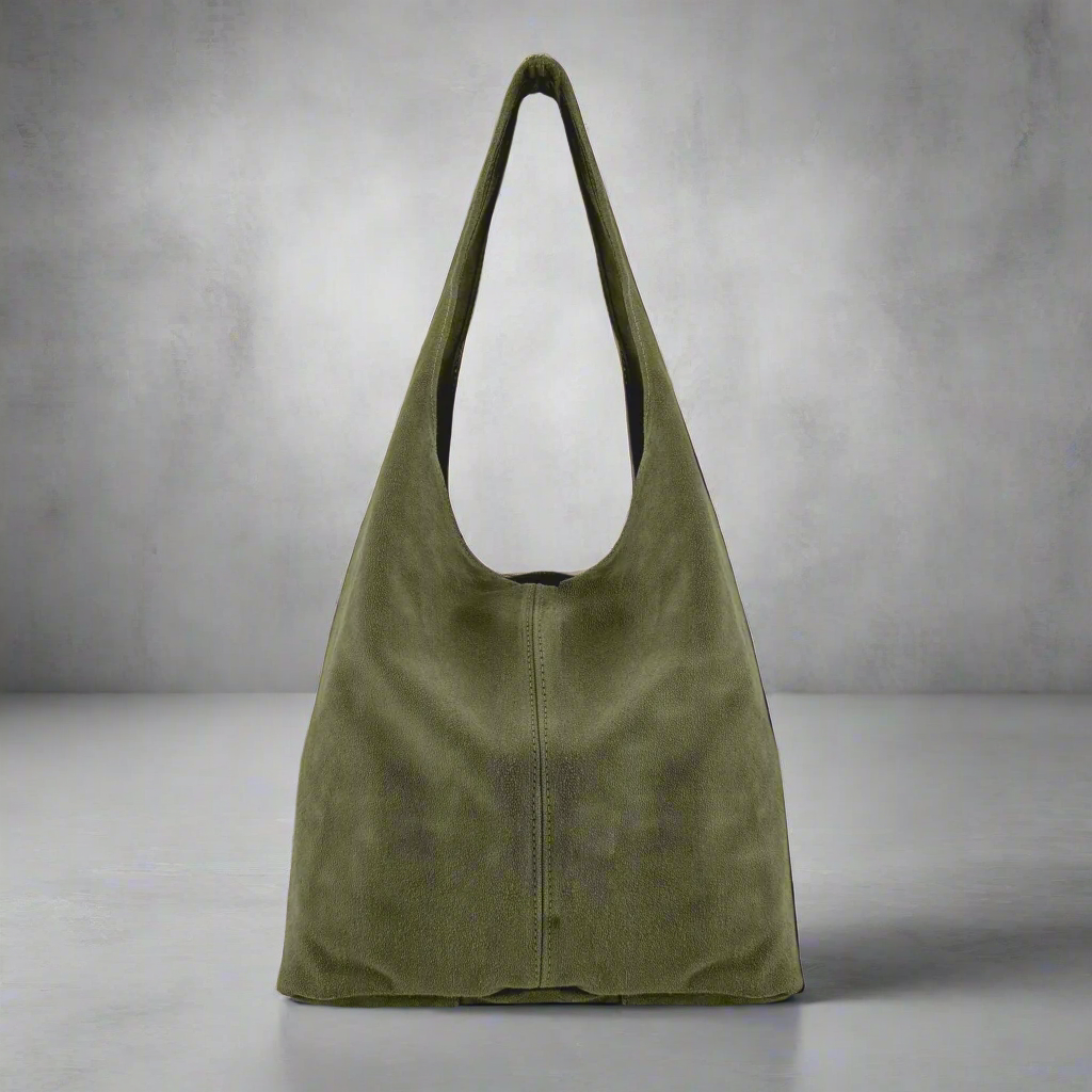 Silvia Suede Slouch Hobo Bag by Clemés (9 colours)