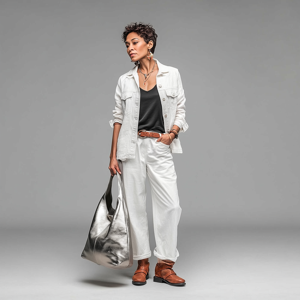 Silvia Metallic Suede Leather Slouch Shoulder Bag by Clemés (7 Colours)