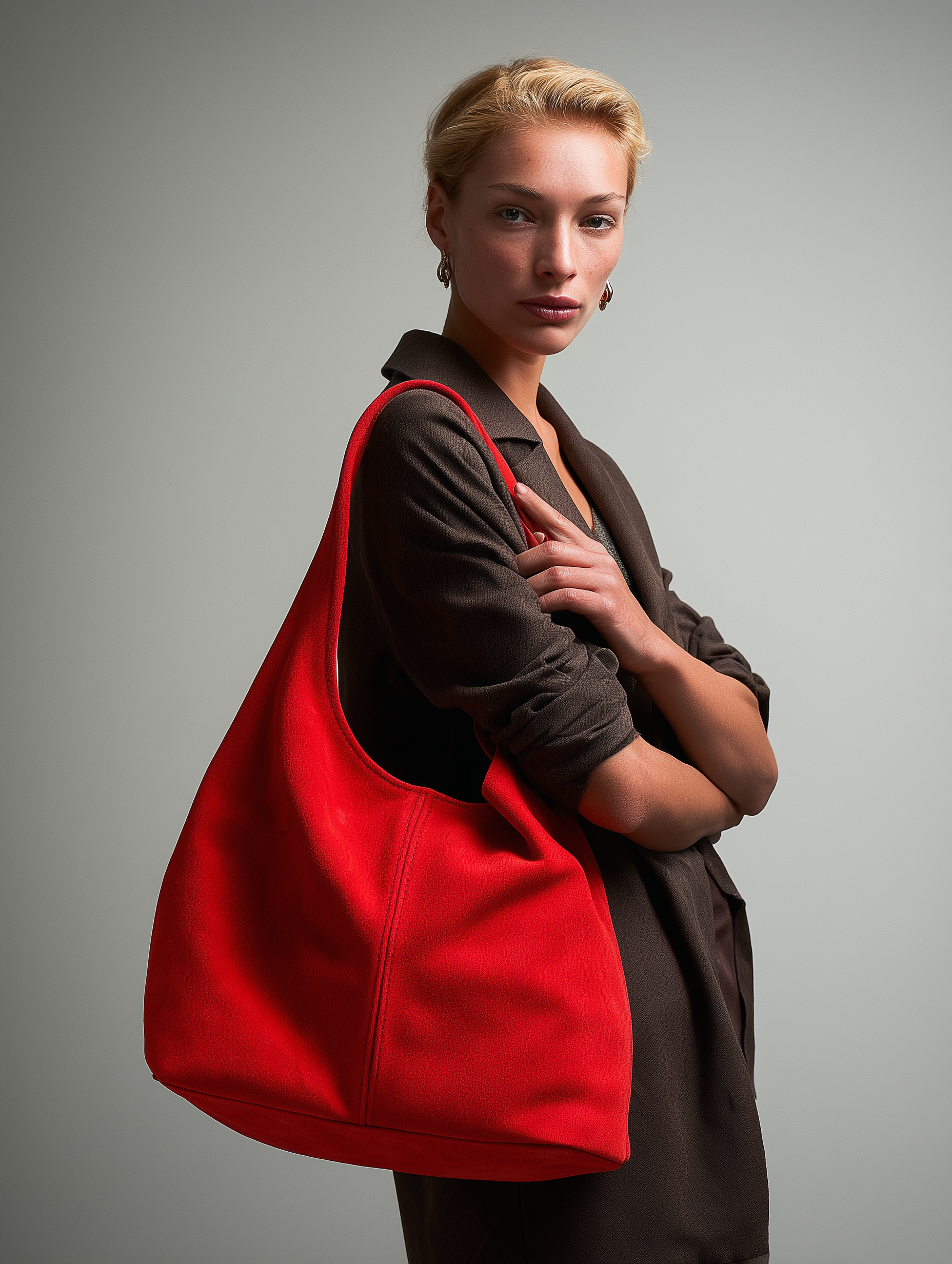 Silvia Suede Slouch Hobo Bag by Clemés (9 colours)