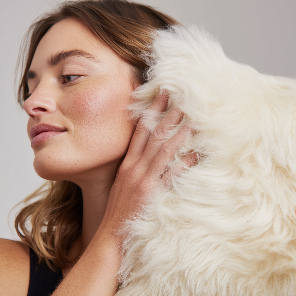 Natural Premium New Zealand Sheepskin Cushion 40 x 40 cm (3 Colours)