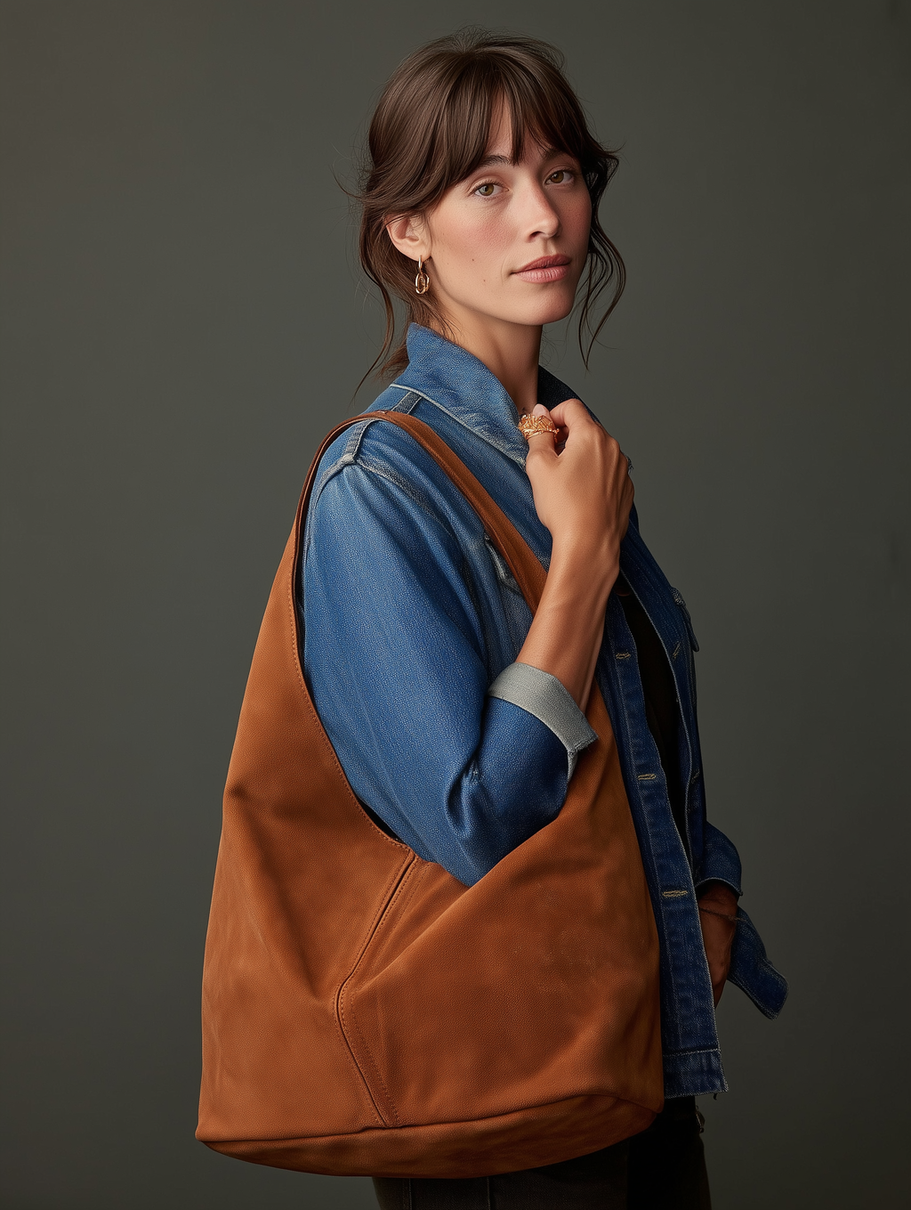 Silvia Suede Slouch Hobo Bag by Clemés (9 colours)
