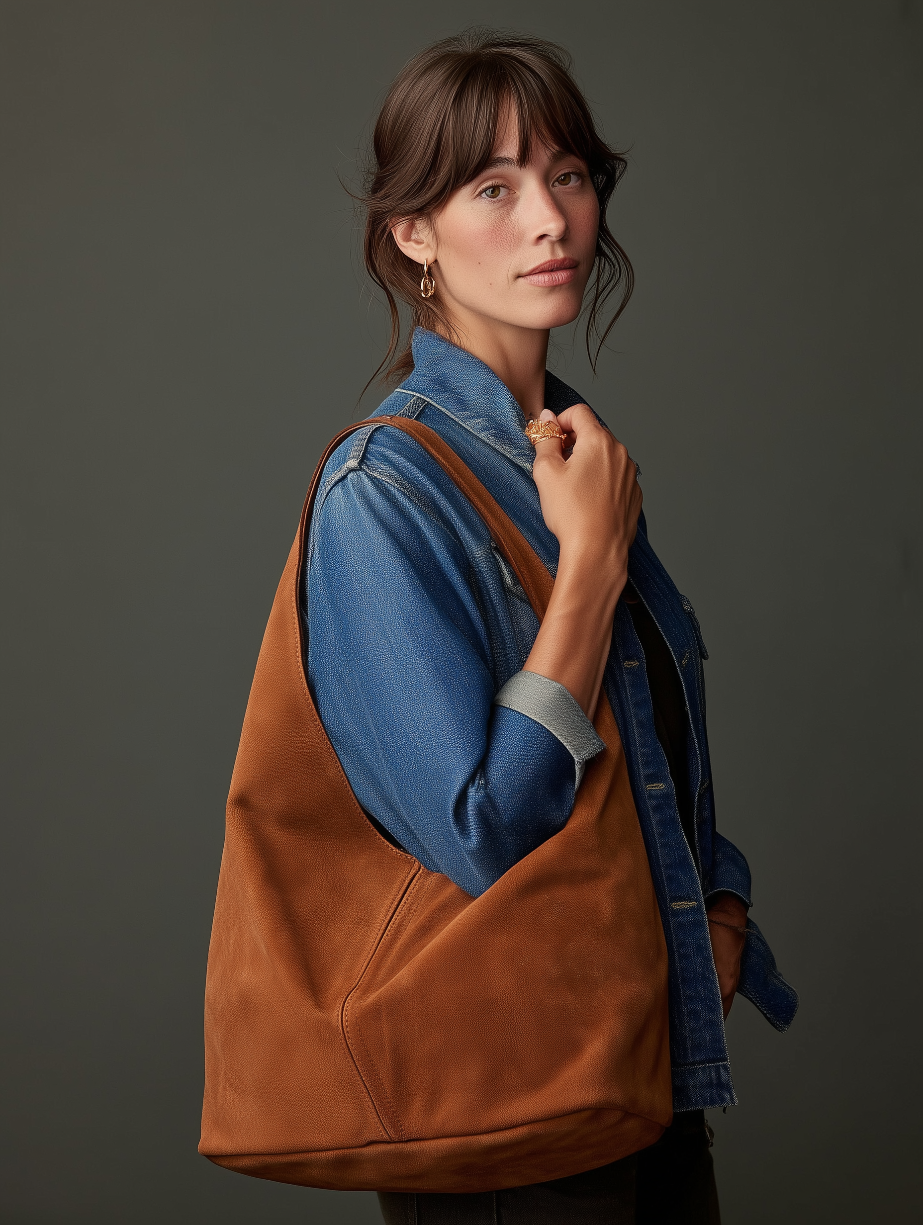 Silvia Suede Slouch Hobo Bag by Clemés (9 colours)
