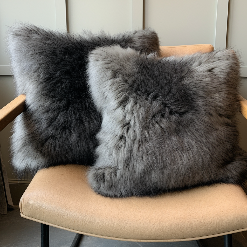 Natural Premium New Zealand Sheepskin Cushion 40 x 40 cm (3 Colours)