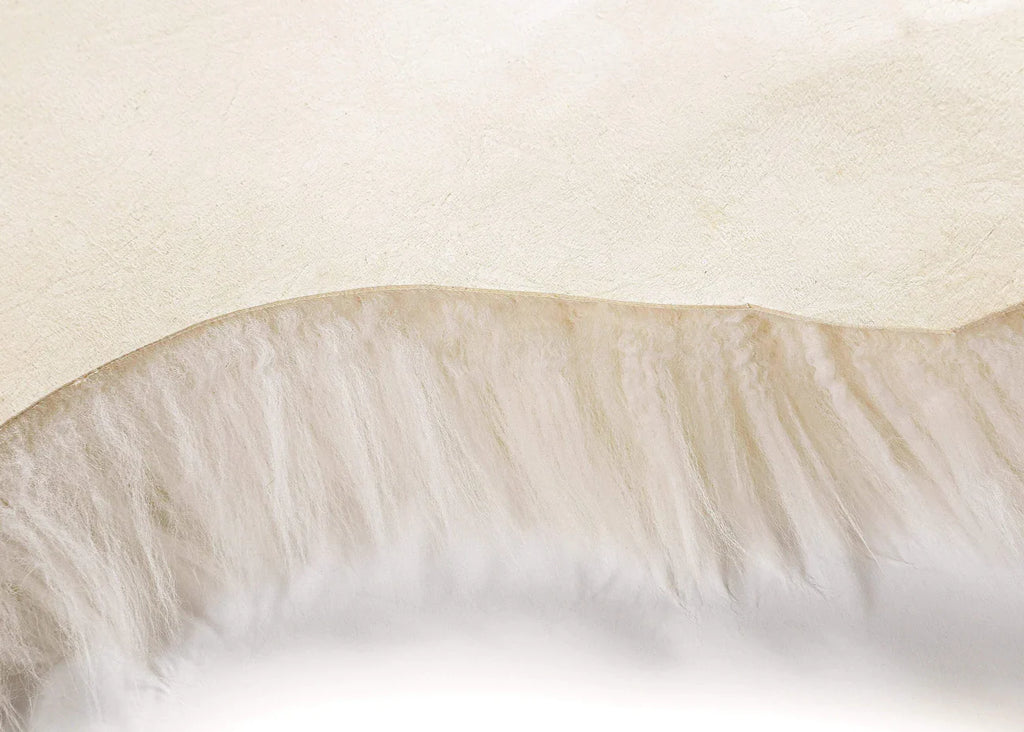 Natural Premium New Zealand Sheepskin Rug & Throw, Double, W65 x L180 cm (3 Colours)